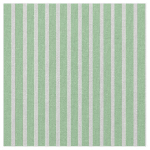 Dark Sea Green & Light Gray Stripes Pattern Fabric
