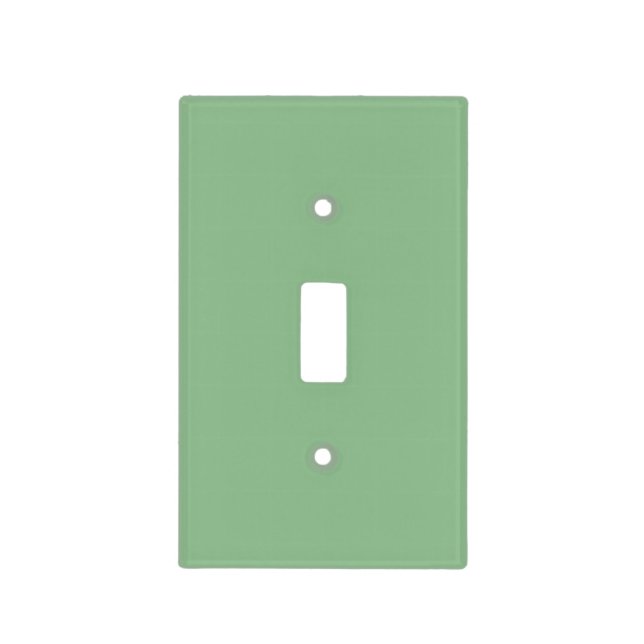 Dark Sea Green Light Switch Cover (Front)