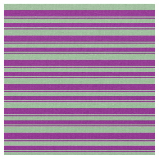 Dark Sea Green & Purple Lined/Striped Pattern Fabric