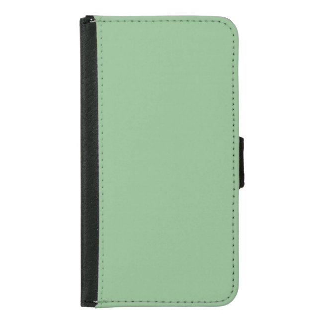 Dark Sea Green Samsung Galaxy Wallet Case (Front)