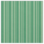 [ Thumbnail: Dark Sea Green & Sea Green Pattern Fabric ]