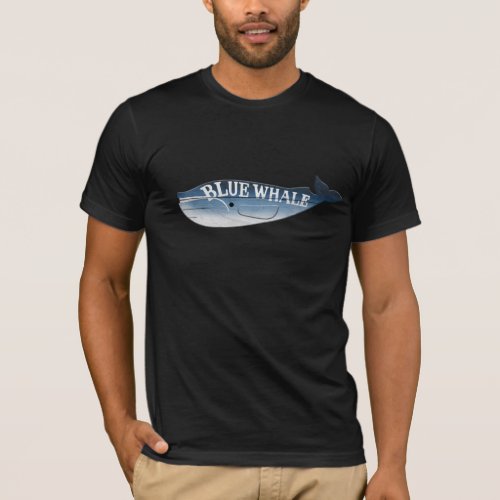 Dark Shadows Blue Whale Sign T_Shirt