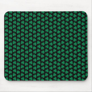 Dark Shamrocks Black Mouse Pad