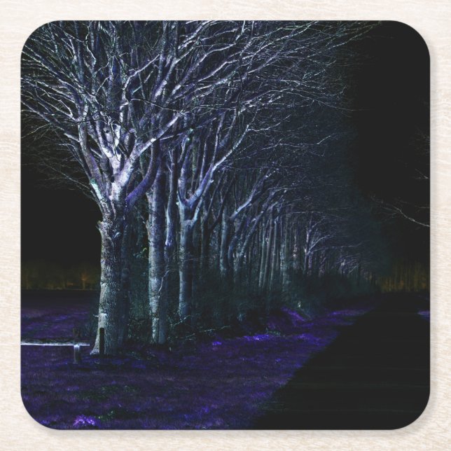 Dark Side 10 coastercnm Square Paper Coaster (Front)