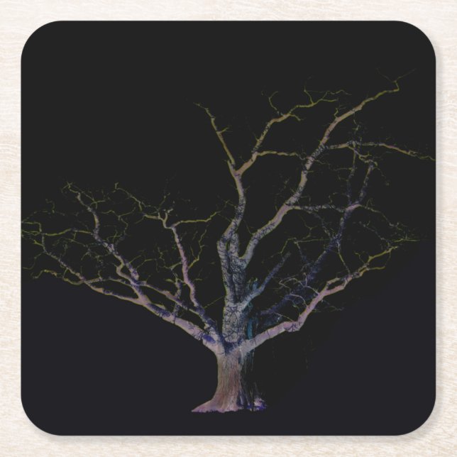 Dark Side 2 coastercnm Square Paper Coaster (Front)