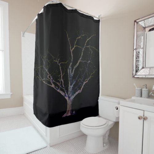 Dark Side 2 sccna Shower Curtain