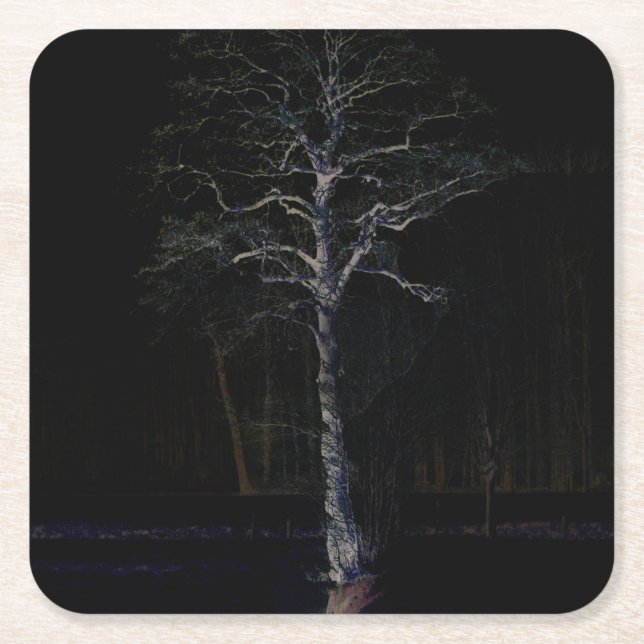 Dark Side 3 coastercnm Square Paper Coaster (Front)