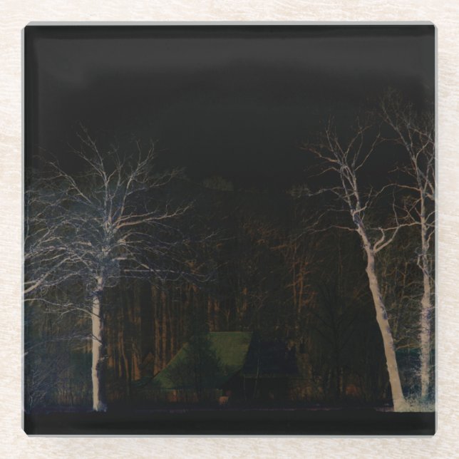 Dark Side 4 coastercna Glass Coaster (Front)