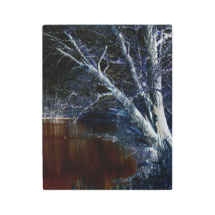 Dark Side 7 11x14 (27.5x35cm) wamecna Metal Print