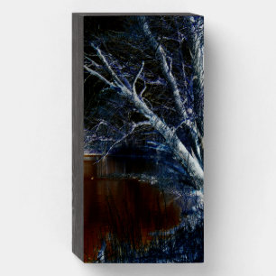 Dark Side 7 wbs8x4cnm Wooden Box Sign