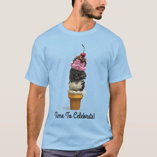 Dark Side Birthday Ice Cream Cone T_Shirt