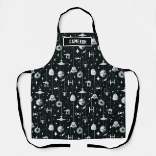 Dark Side Holiday Pattern Apron