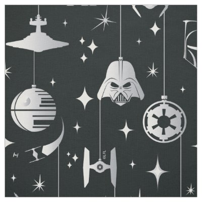 Dark Side Holiday Pattern Fabric