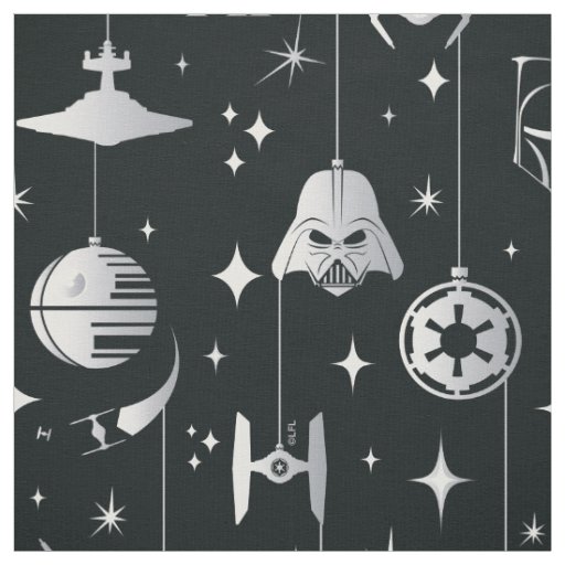 Dark Side Holiday Pattern Fabric