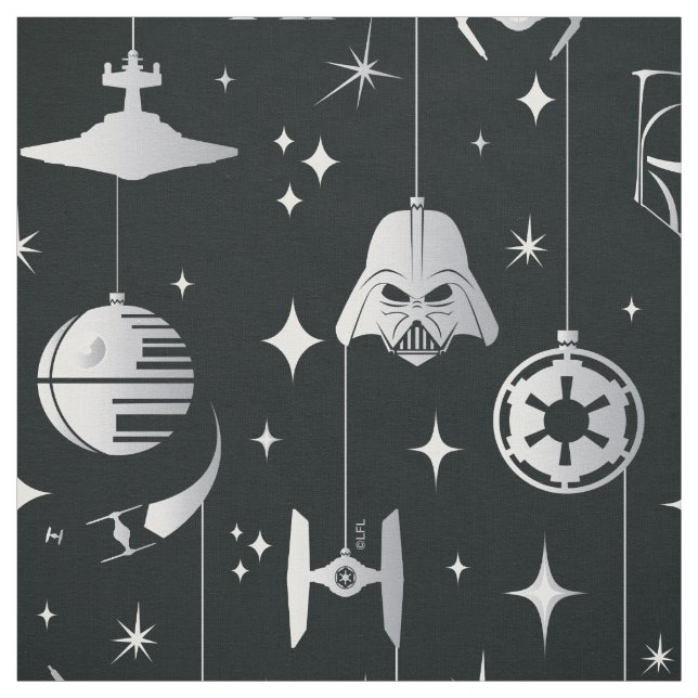 Dark Side Holiday Pattern Fabric (Swatch)