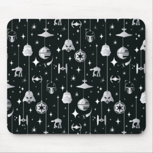 Dark Side Holiday Pattern Mouse Pad
