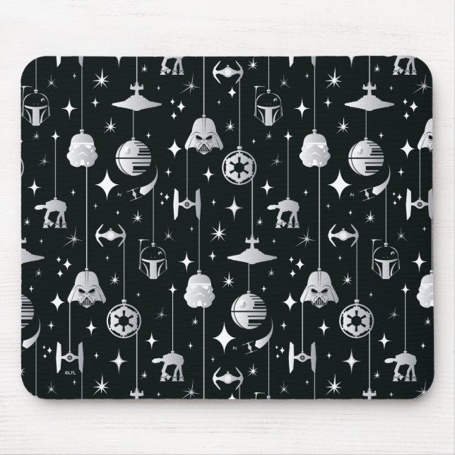 Dark Side Holiday Pattern Mouse Pad (Front)