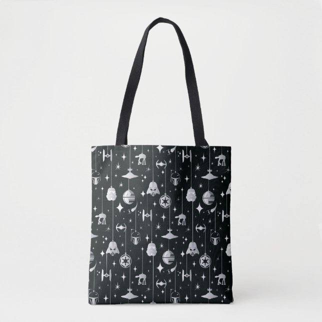 Dark Side Holiday Pattern Tote Bag (Front)