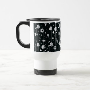 Dark Side Holiday Pattern Travel Mug