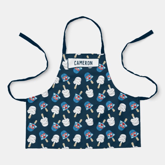 Dark Side Ice Cream Pattern Apron (Front)