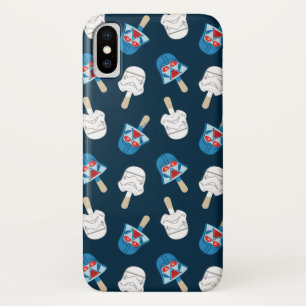 Dark Side Ice Cream Pattern iPhone X Case