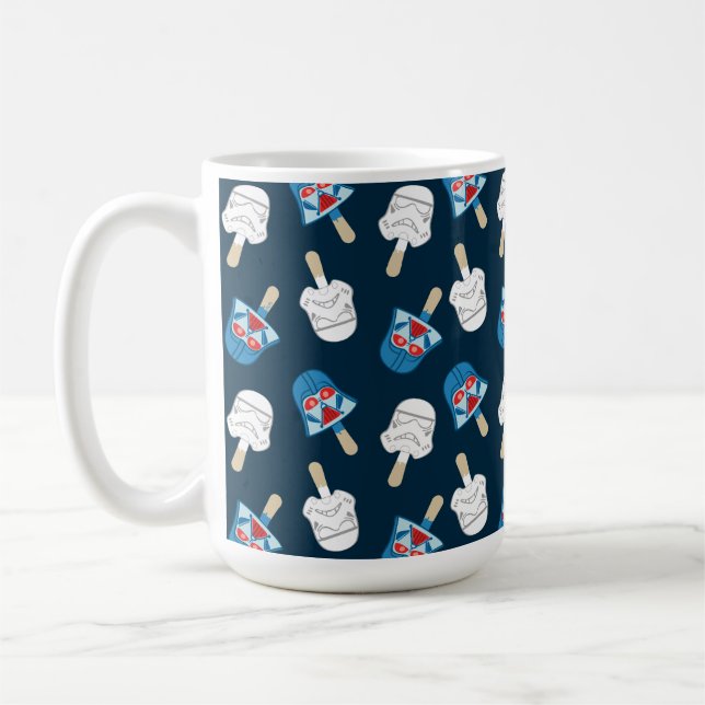 Dark Side Ice Cream Pattern Coffee Mug (Left)