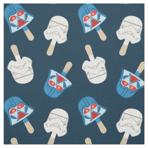 Dark Side Ice Cream Pattern Fabric