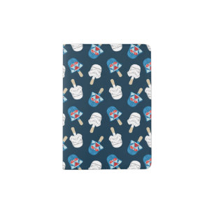 Dark Side Ice Cream Pattern Passport Holder