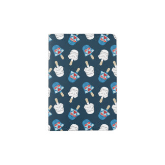 Dark Side Ice Cream Pattern Passport Holder