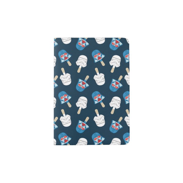 Dark Side Ice Cream Pattern Passport Holder (Front)