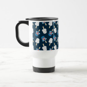 Dark Side Ice Cream Pattern Travel Mug