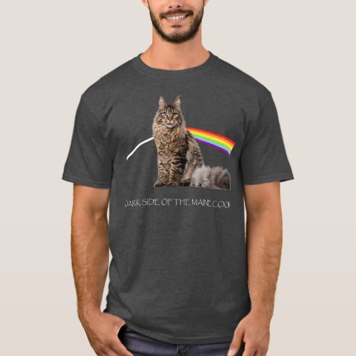 Dark Side Of The Maine Coon Cat Lover T_Shirt