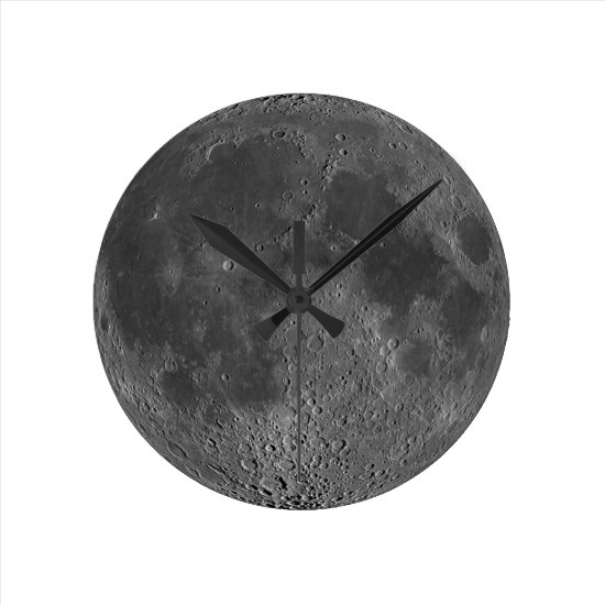 Dark side of the Moon clock