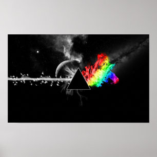 Dark side of the moon poster