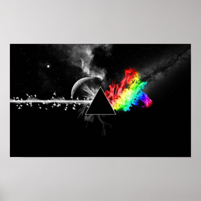 Dark side of the moon poster (Front)