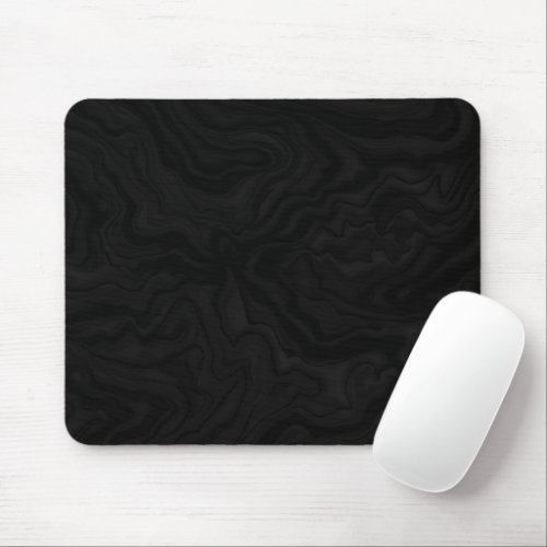 Dark Simple Topography Mouse Pad