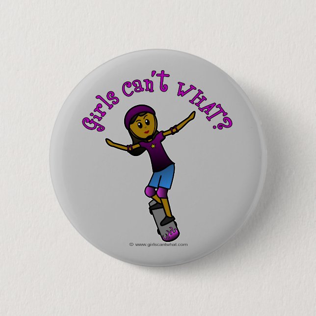 Dark Skater with Helmet Button (Front)