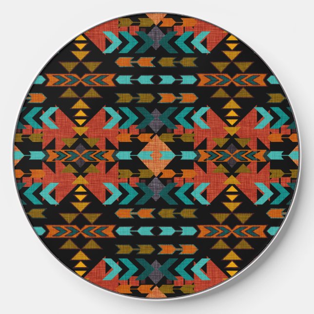 Dark Skies Southwestern Style Beautiful Wireless Charger (Front)