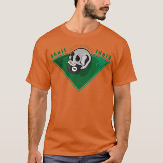 dark skull 8ball pool T-Shirt