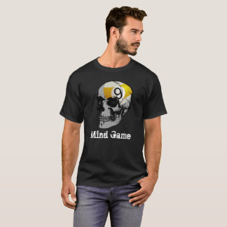 Dark Skull 9 Ball Mind Game T-Shirt