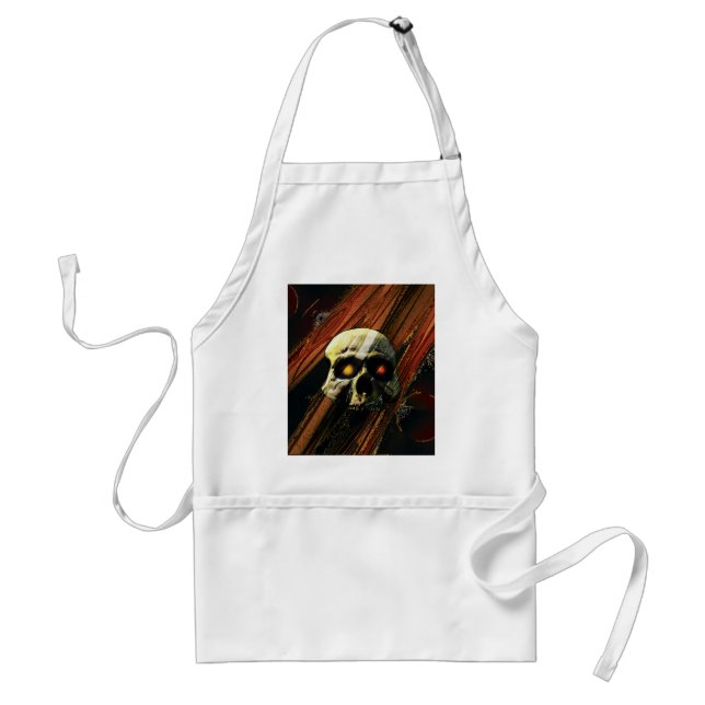 Dark Skull Adult Apron (Front)
