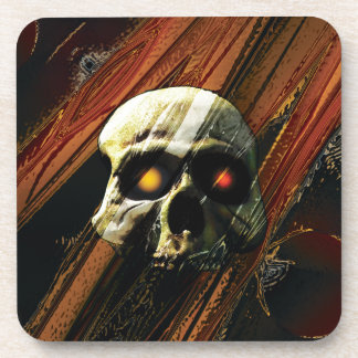 Dark Skull Beverage Coaster