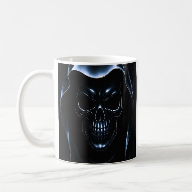 Dark Skull  Coffee Mug (Left)