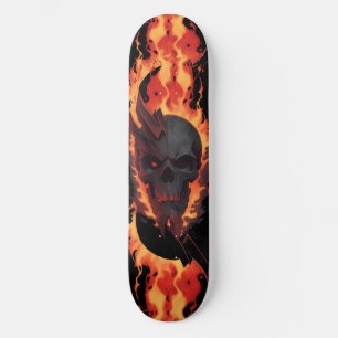 Dark skull dead fire 5 Original Skateboard