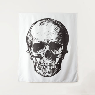 Dark Skull Design – Embrace the Edge of Darkness Tapestry