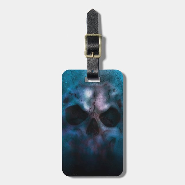 Dark Skull Luggage Tag (Front Vertical)