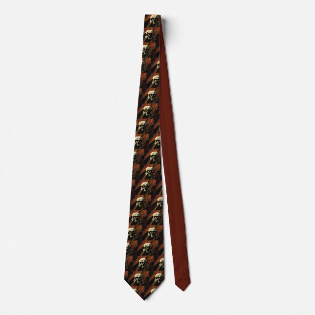 Dark Skull Neck Tie (Front)