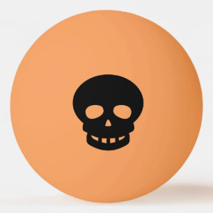 Dark Skull Ping Pong Ball