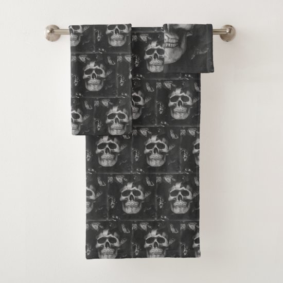 Dark Skull Towel Set