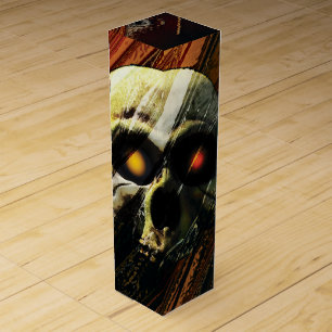 Dark Skull Wine Box